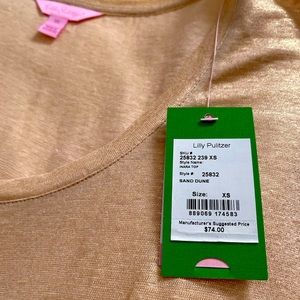 Lilly Pulitzer Inara Top in Sand dune